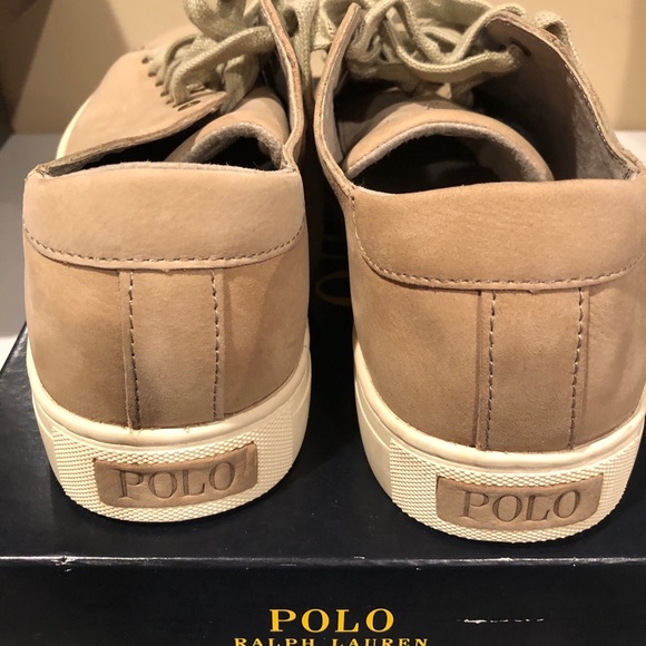 NWOT IN BOX Ralph Lauren Jermain Dark Buck Leather - Picture 5 of 10